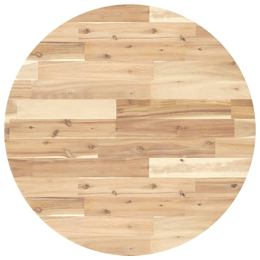 Tafelblad rond Ø 70x4 cm massief acaciahout