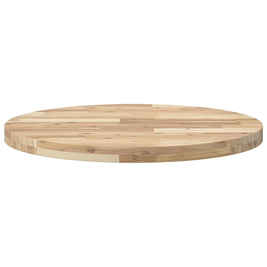 Tafelblad rond Ø 70x4 cm massief acaciahout