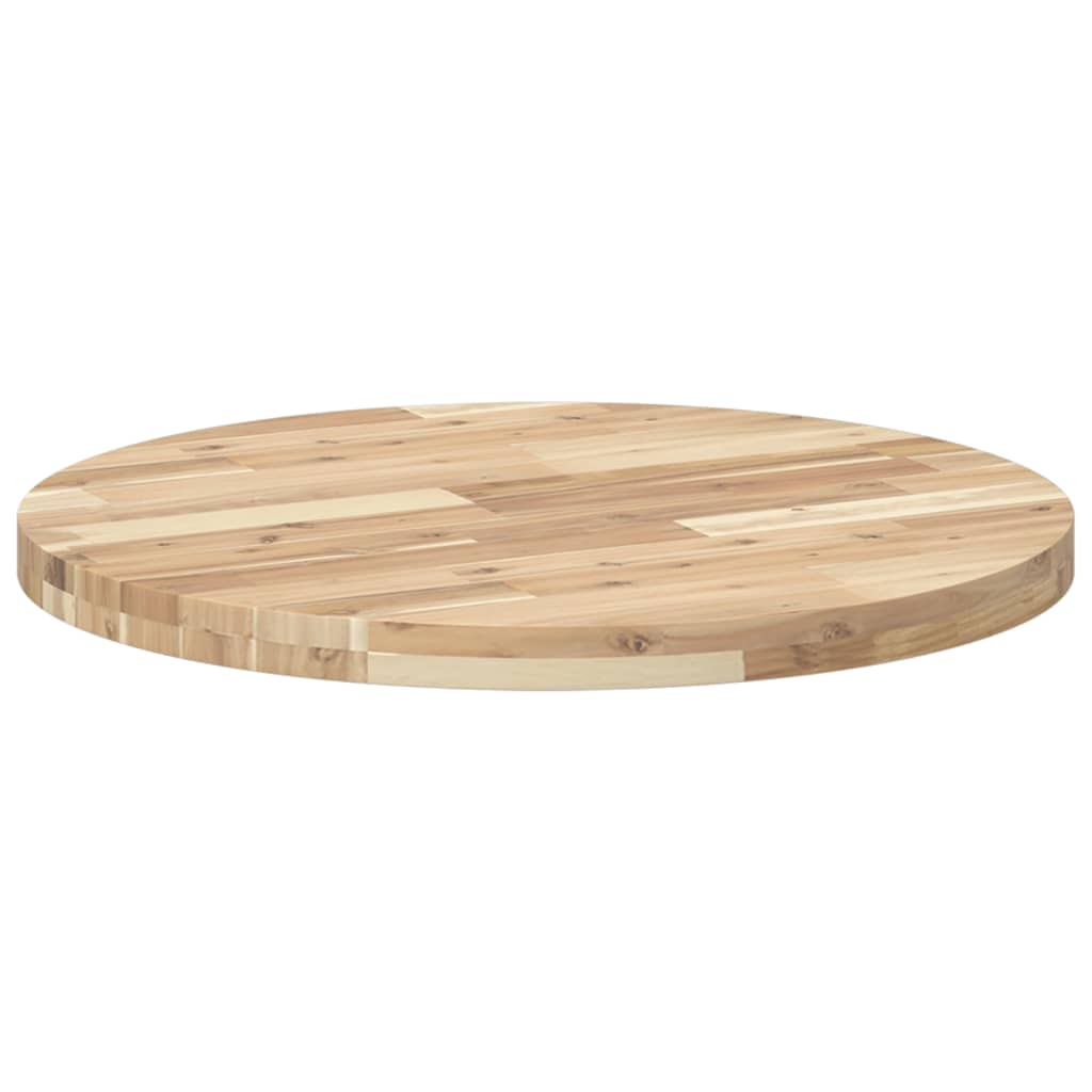 Tafelblad rond Ø 70x4 cm massief acaciahout