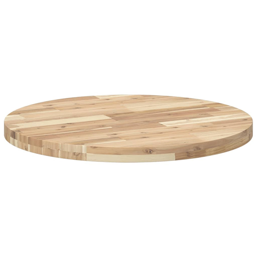 Tafelblad rond Ø 70x4 cm massief acaciahout