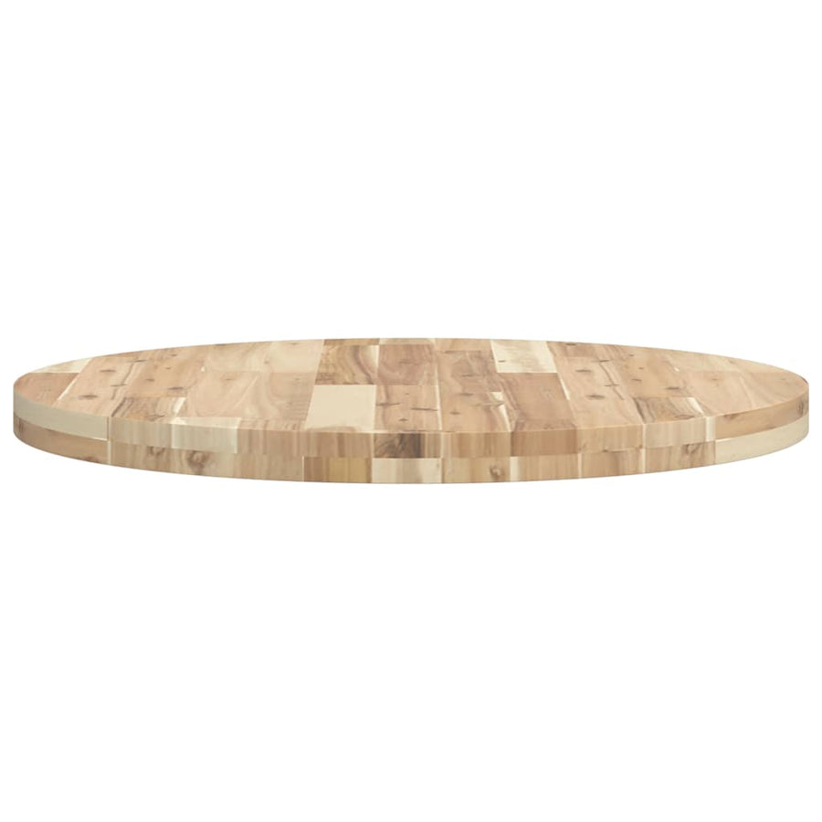 Tafelblad rond Ø 70x4 cm massief acaciahout