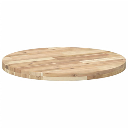 Tafelblad rond Ø 70x4 cm massief acaciahout