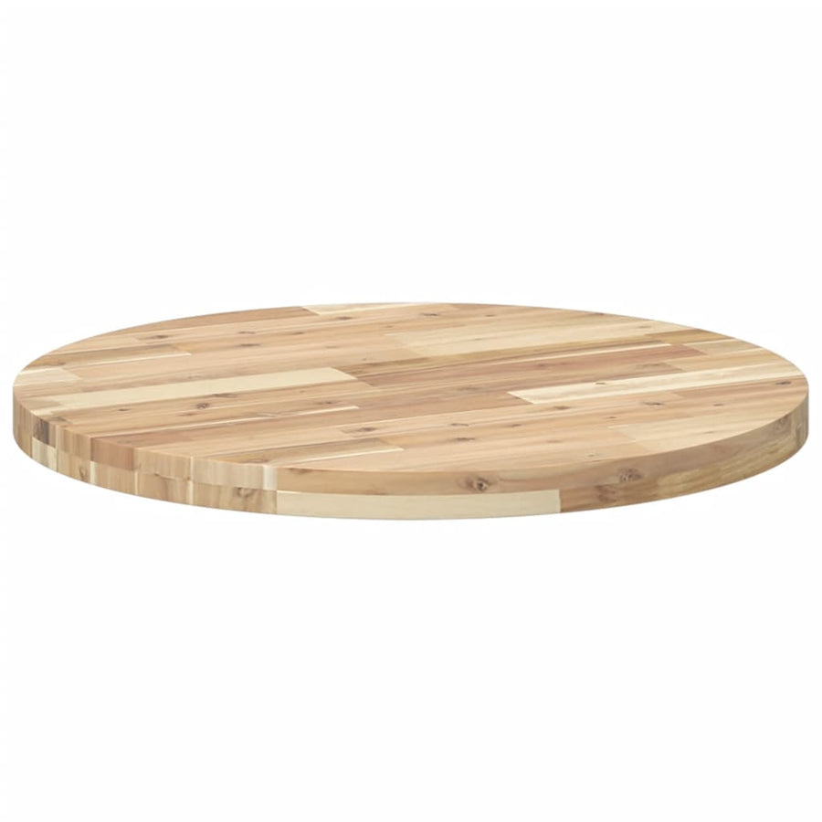 Tafelblad rond Ø 70x4 cm massief acaciahout