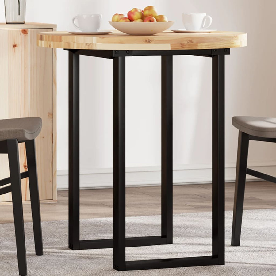 Tafelblad rond Ø 70x4 cm massief acaciahout