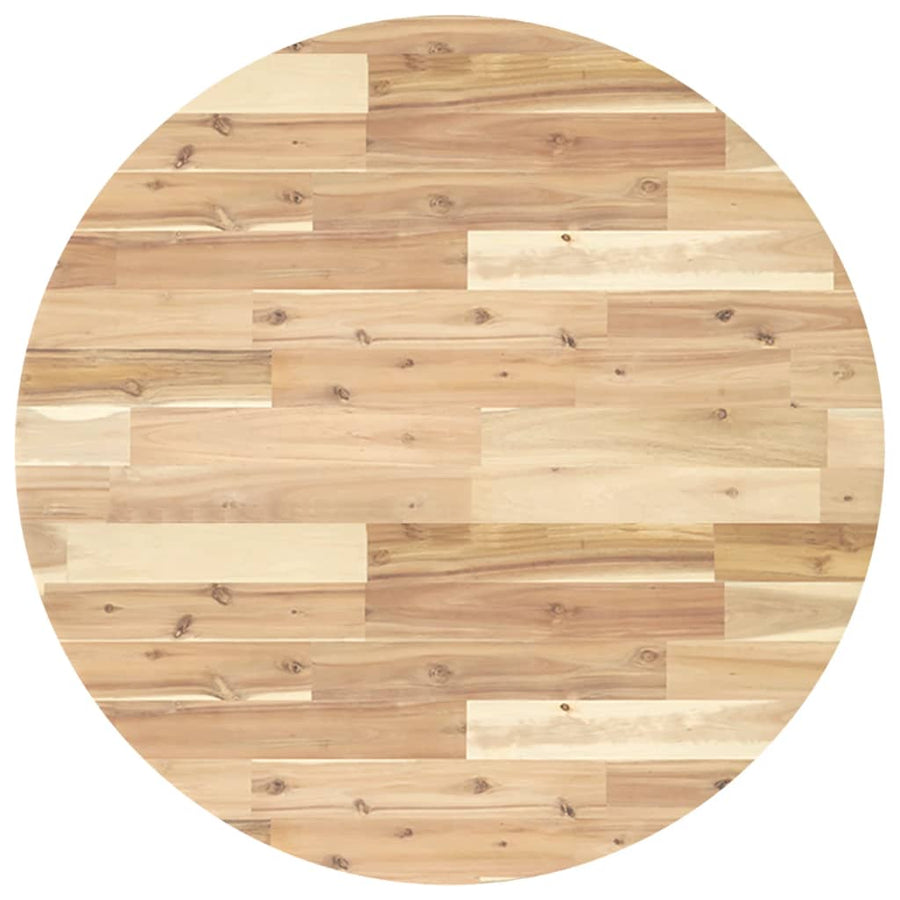 Tafelblad rond Ø 80x4 cm massief acaciahout