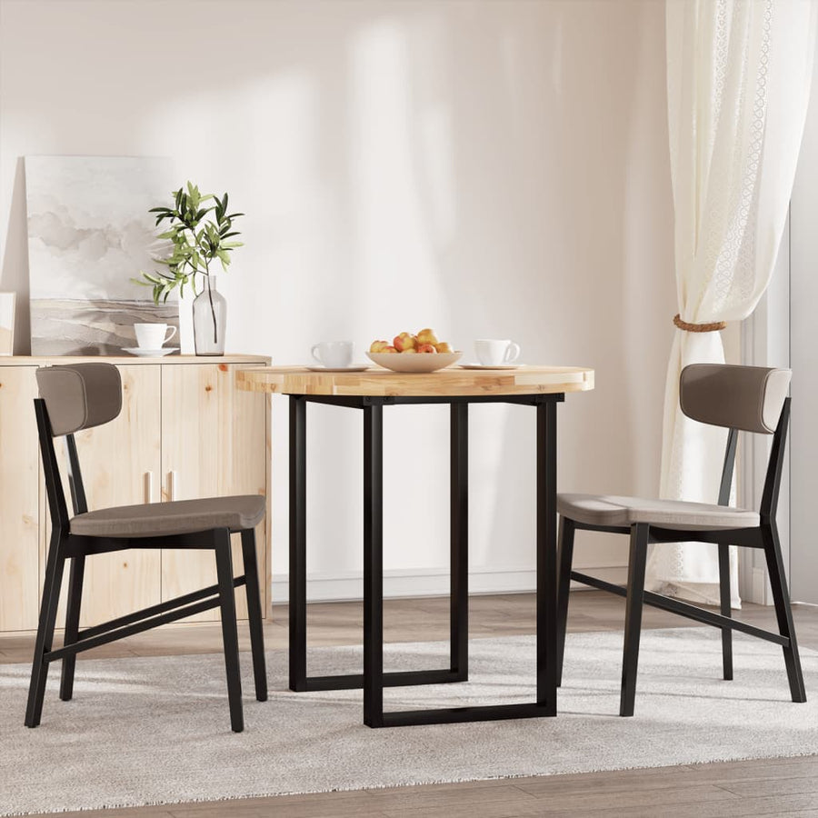 Tafelblad rond Ø 80x4 cm massief acaciahout