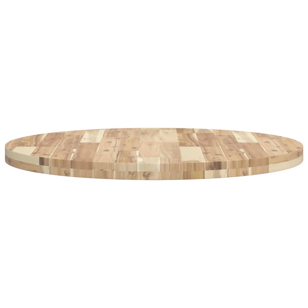 Tafelblad rond Ø 80x4 cm massief acaciahout