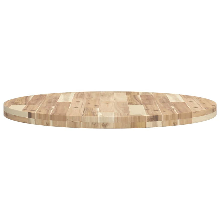 Tafelblad rond Ø 80x4 cm massief acaciahout