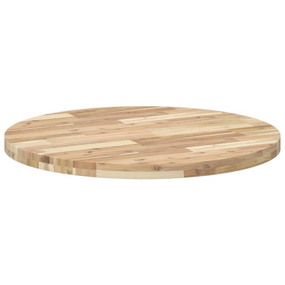 Tafelblad rond Ø 80x4 cm massief acaciahout