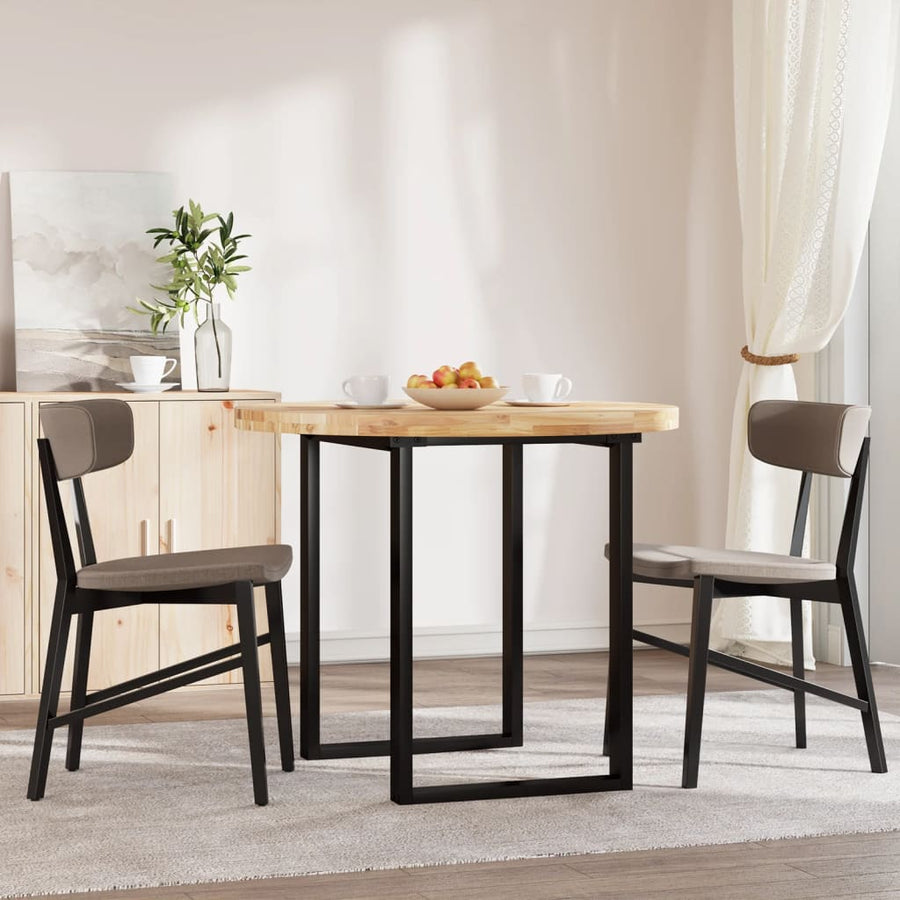 Tafelblad rond Ø 90x4 cm massief acaciahout