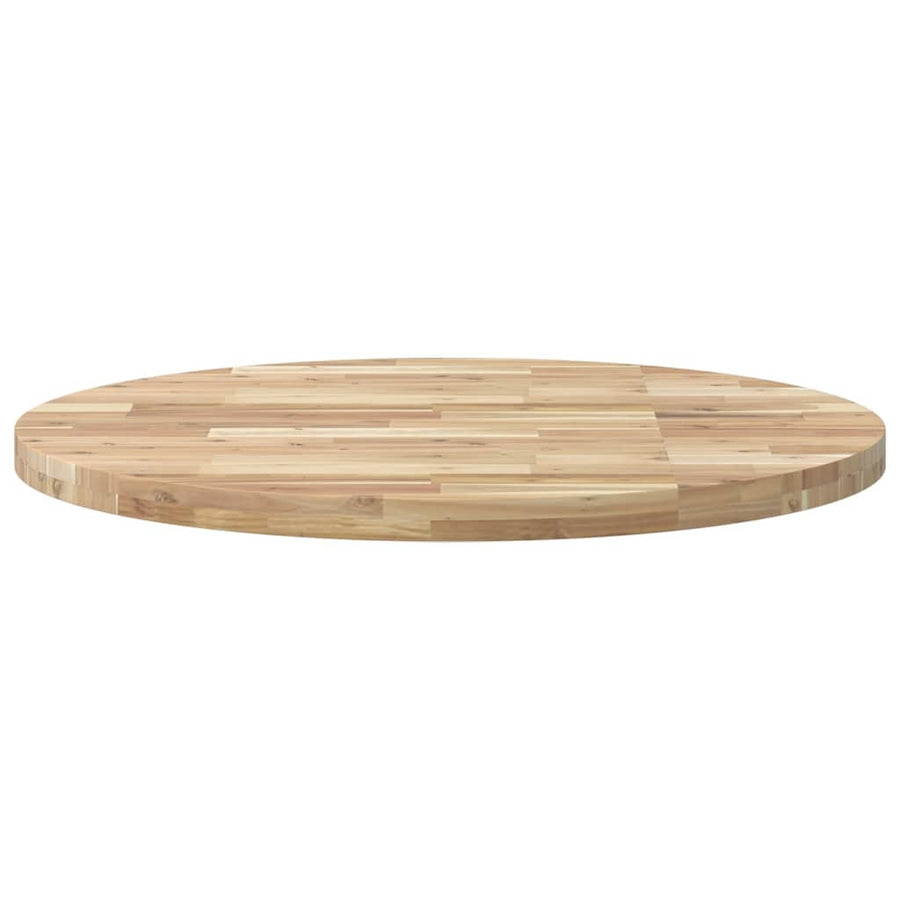 Tafelblad rond Ø 90x4 cm massief acaciahout