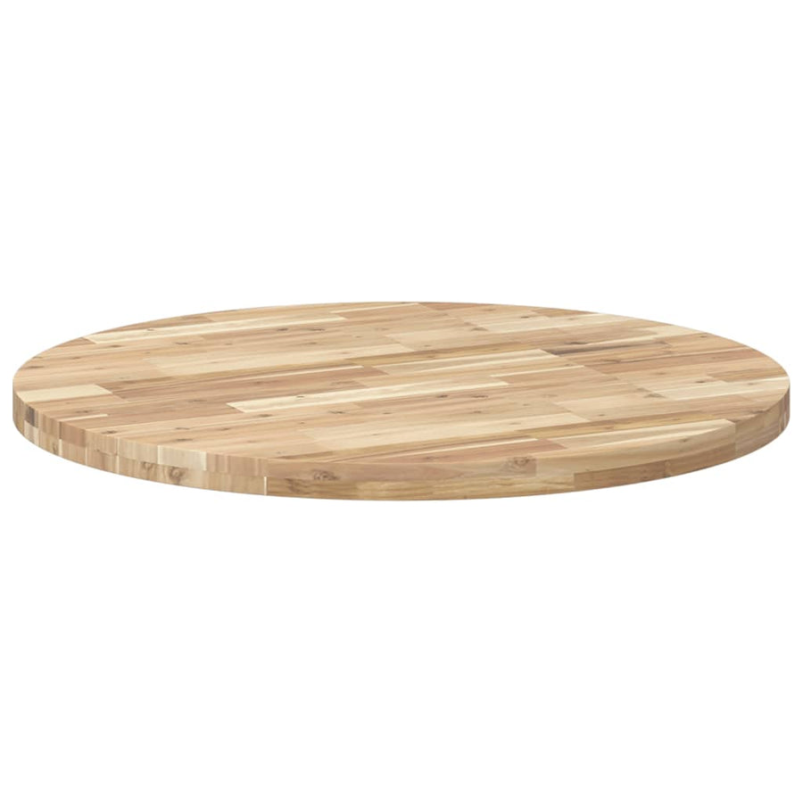 Tafelblad rond Ø 90x4 cm massief acaciahout