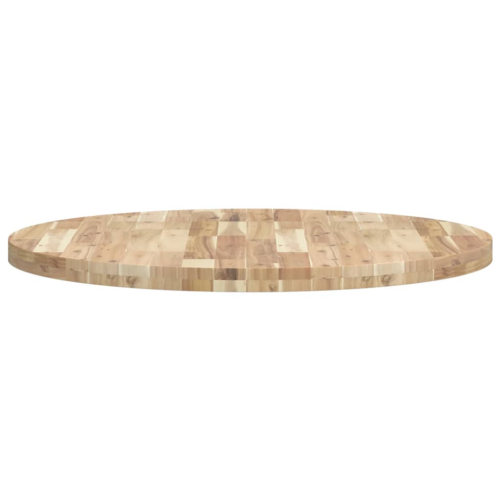 Tafelblad rond Ø 90x4 cm massief acaciahout