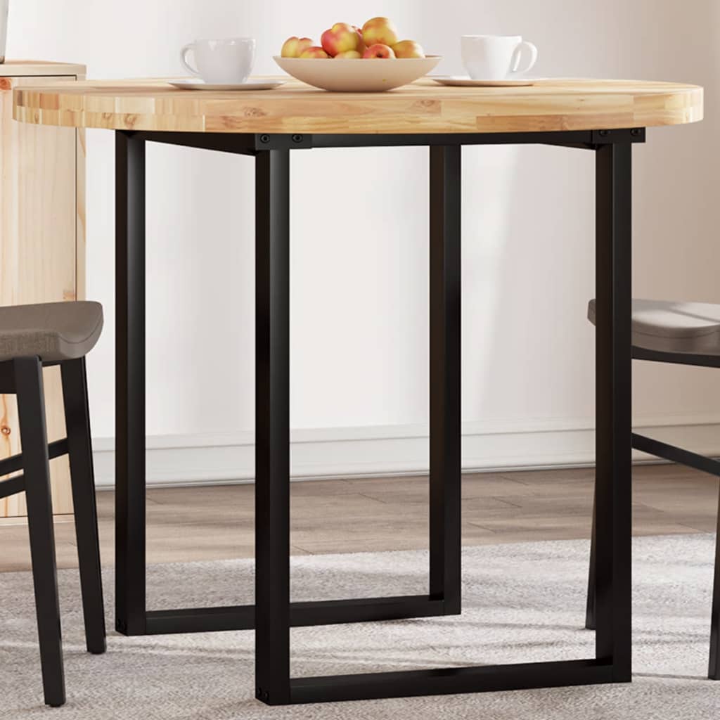 Tafelblad rond Ø 90x4 cm massief acaciahout