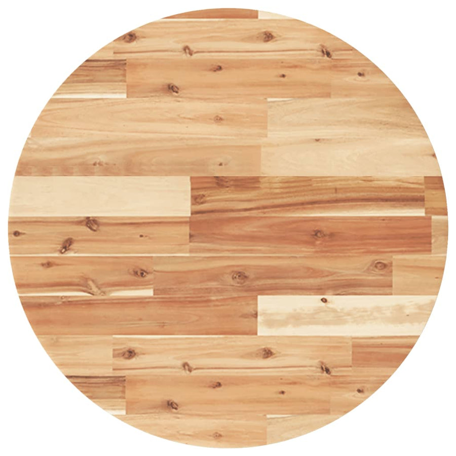 Tafelblad rond Ø 60x2 cm massief acaciahout