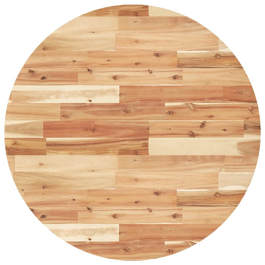 Tafelblad rond Ø 80x2 cm massief acaciahout