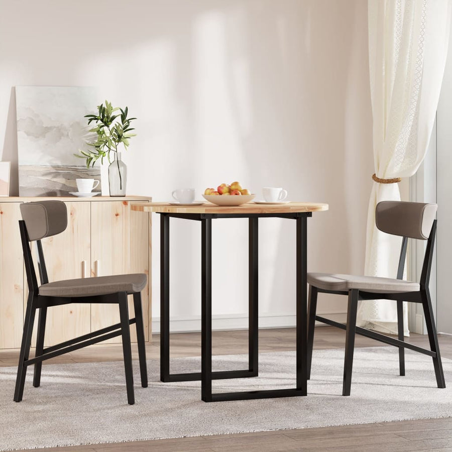Tafelblad rond Ø 80x2 cm massief acaciahout