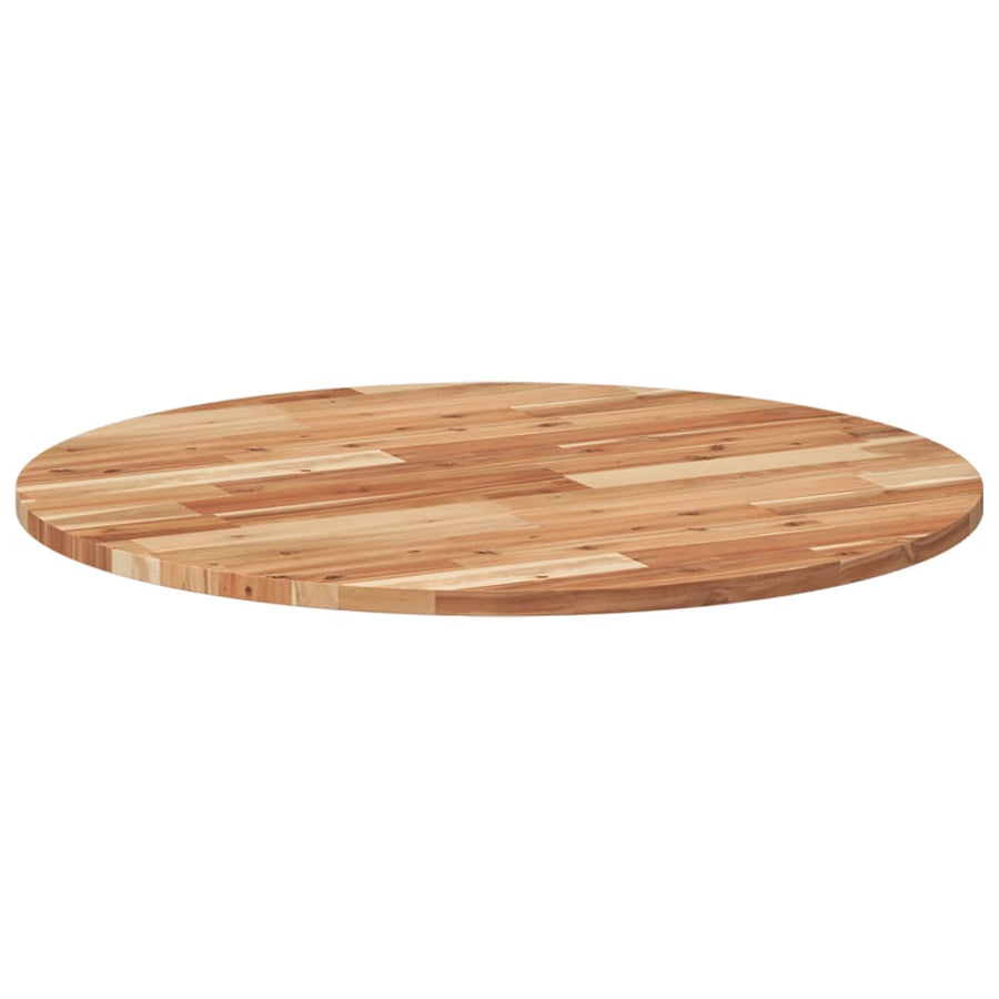 Tafelblad rond Ø 80x2 cm massief acaciahout