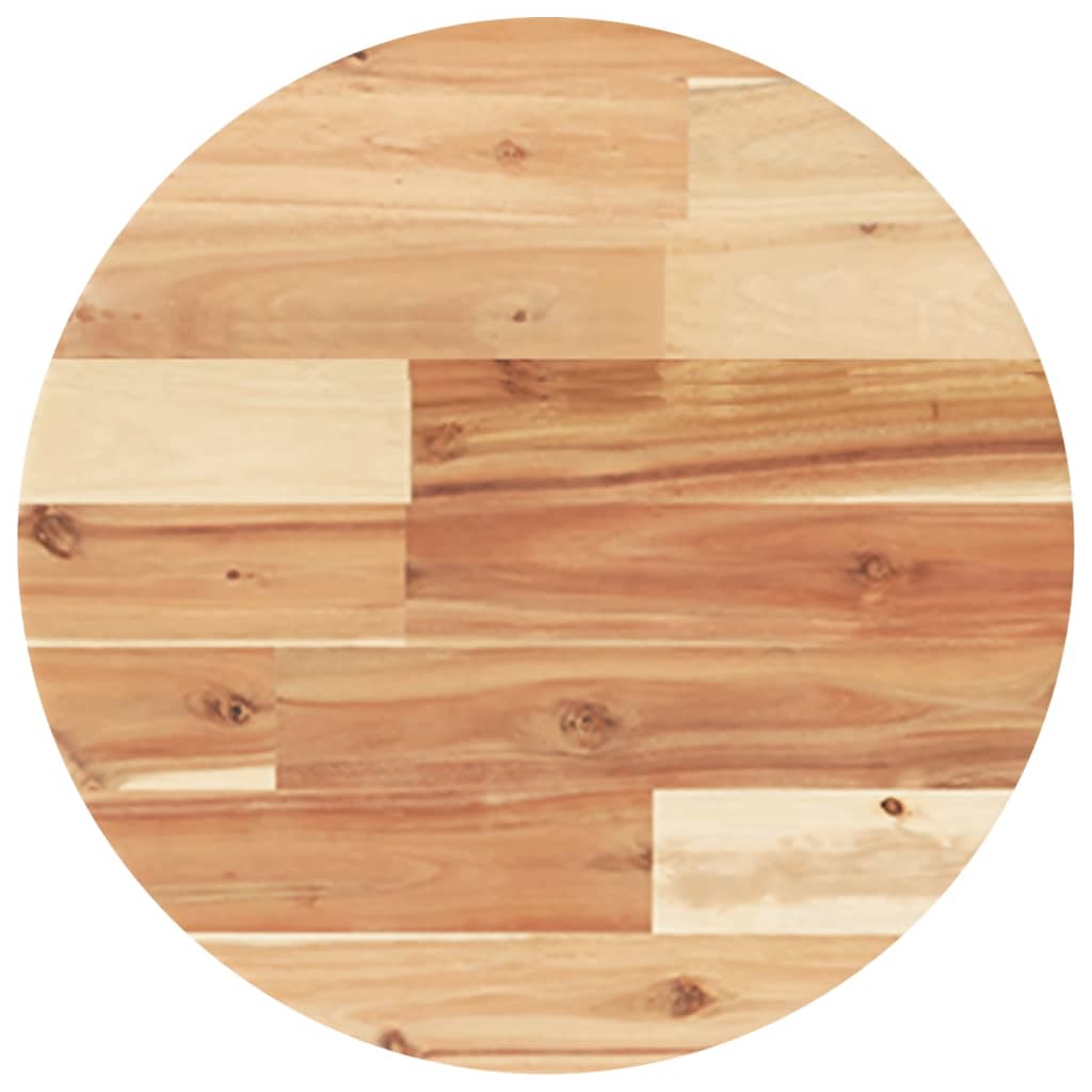 Tafelblad rond Ø 40x4 cm massief acaciahout