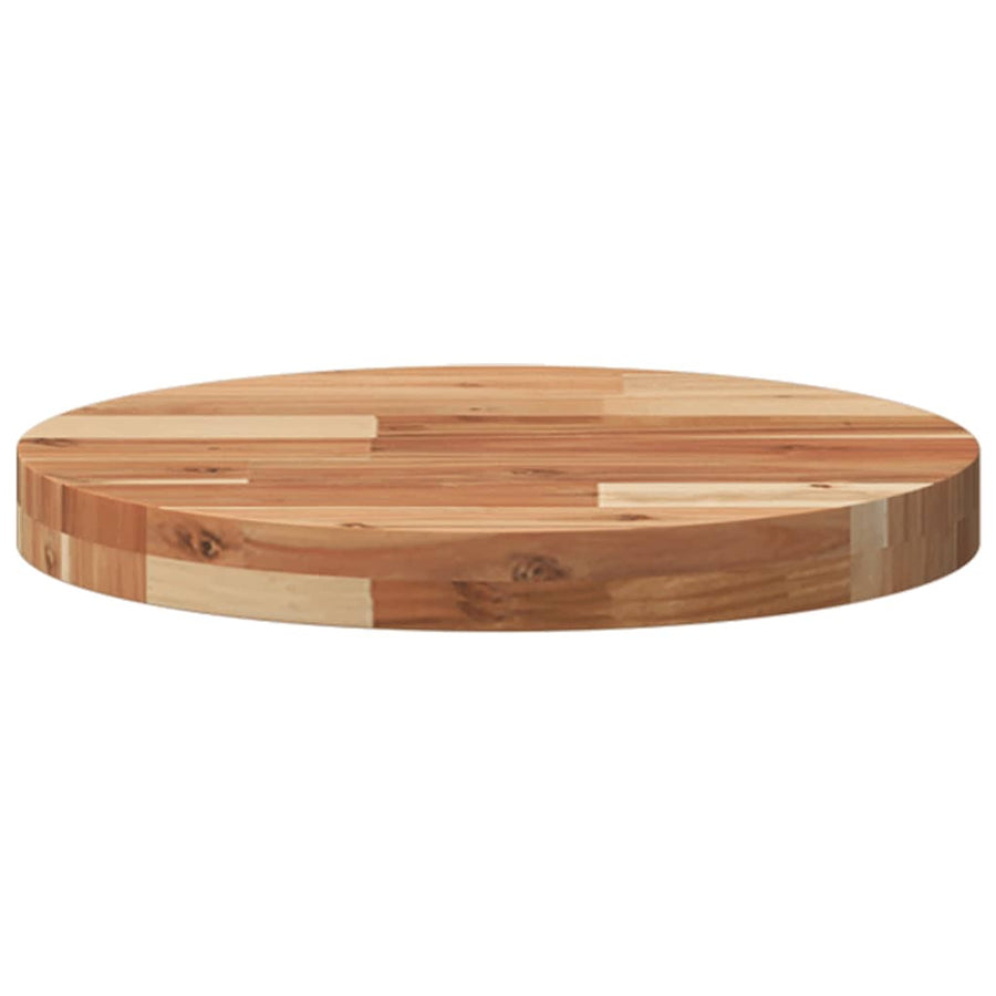 Tafelblad rond Ø 40x4 cm massief acaciahout
