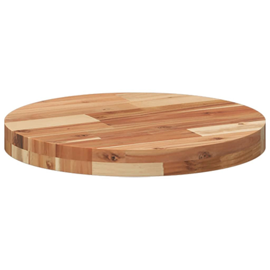 Tafelblad rond Ø 40x4 cm massief acaciahout