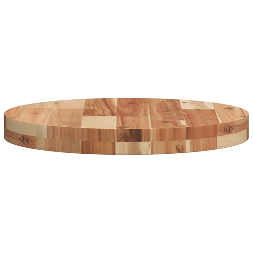 Tafelblad rond Ø 40x4 cm massief acaciahout