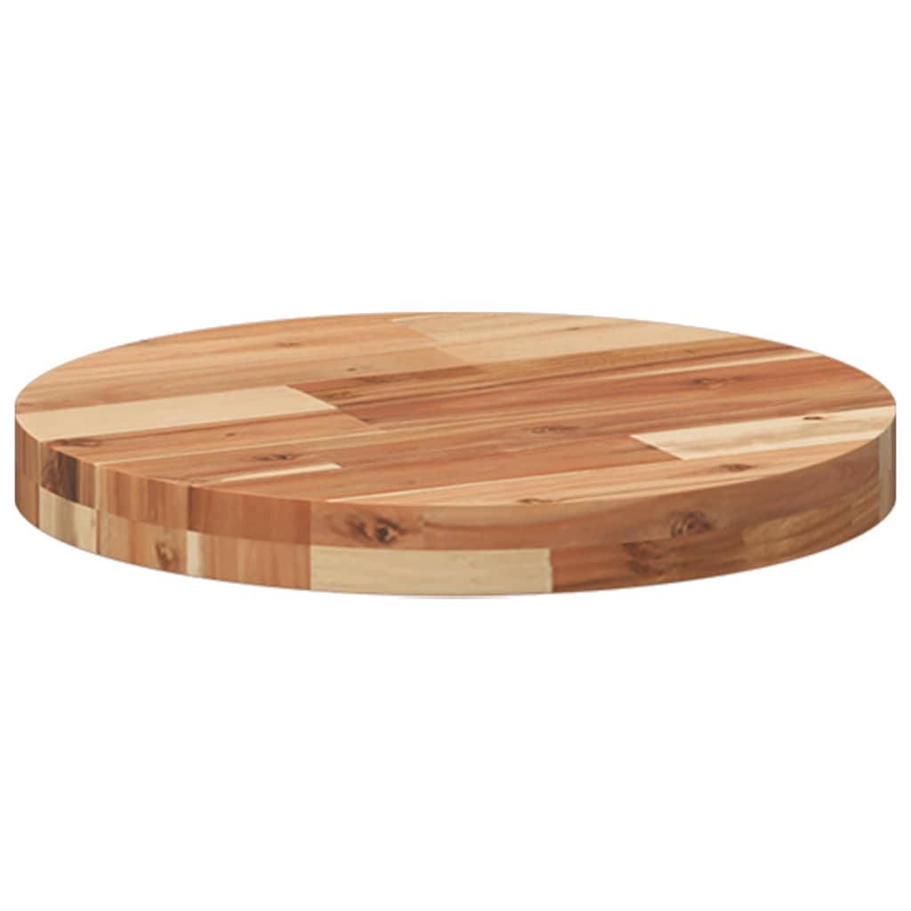 Tafelblad rond Ø 40x4 cm massief acaciahout