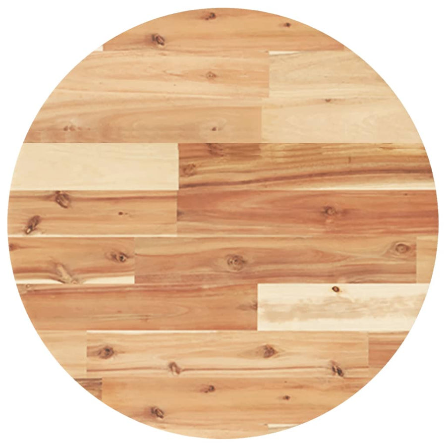Tafelblad rond Ø 50x4 cm massief acaciahout