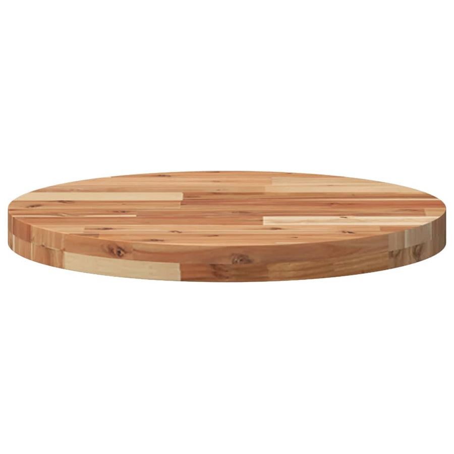 Tafelblad rond Ø 50x4 cm massief acaciahout