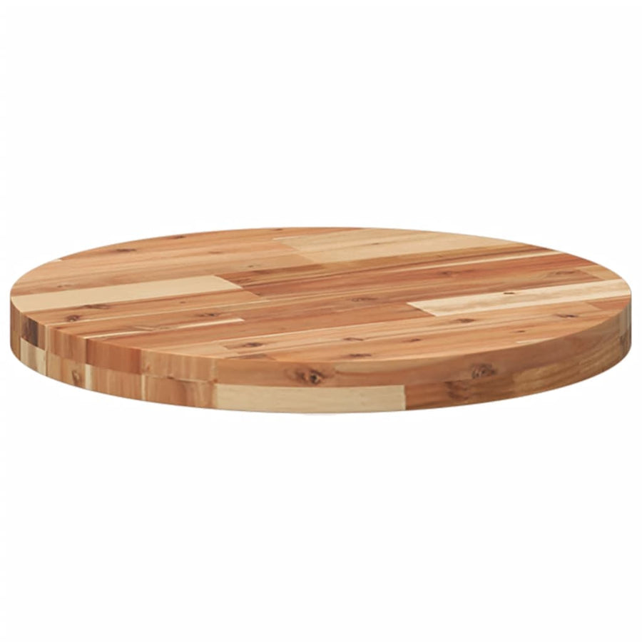 Tafelblad rond Ø 50x4 cm massief acaciahout