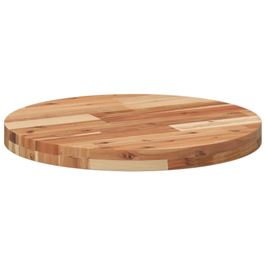 Tafelblad rond Ø 50x4 cm massief acaciahout