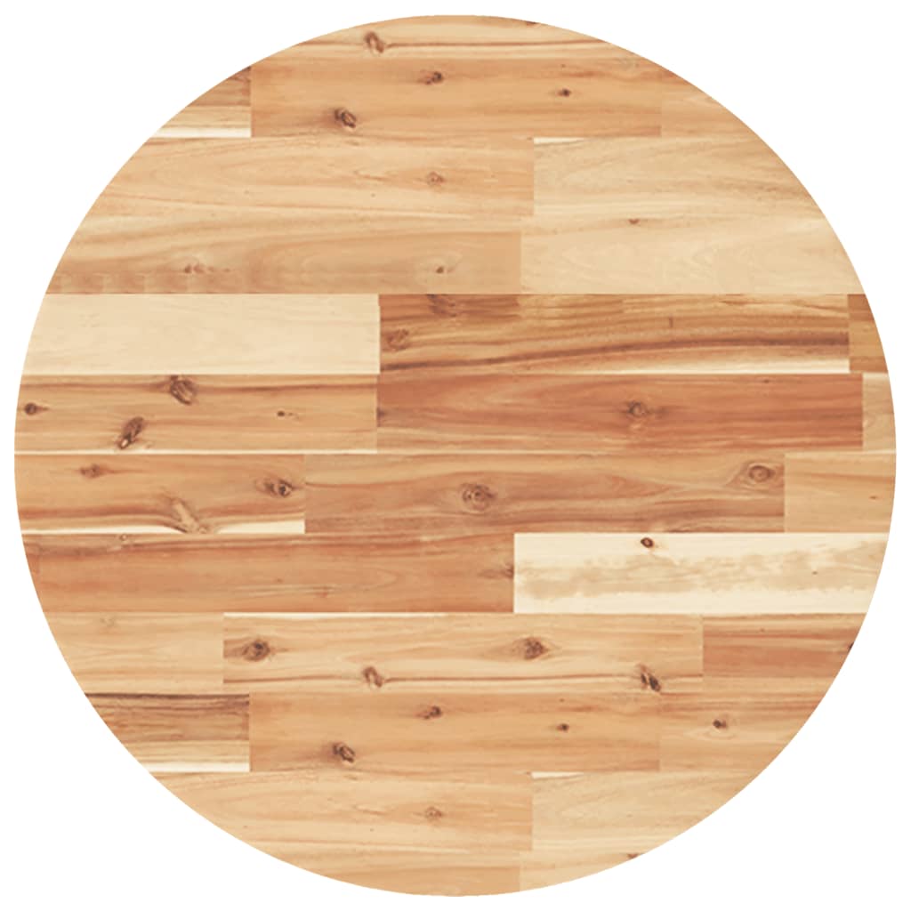 Tafelblad rond Ø 60x4 cm massief acaciahout