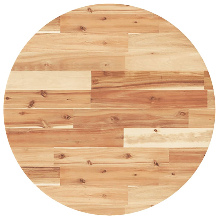 Tafelblad rond Ø 60x4 cm massief acaciahout