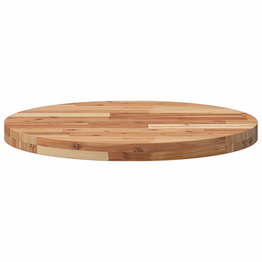 Tafelblad rond Ø 60x4 cm massief acaciahout