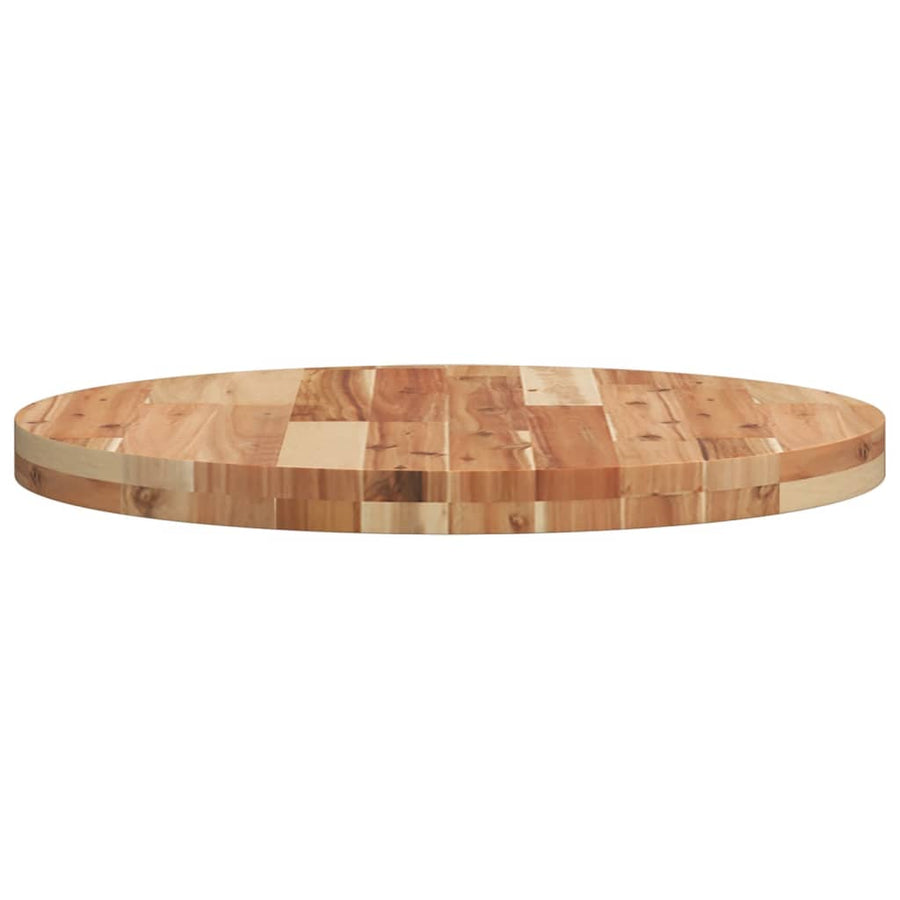 Tafelblad rond Ø 60x4 cm massief acaciahout
