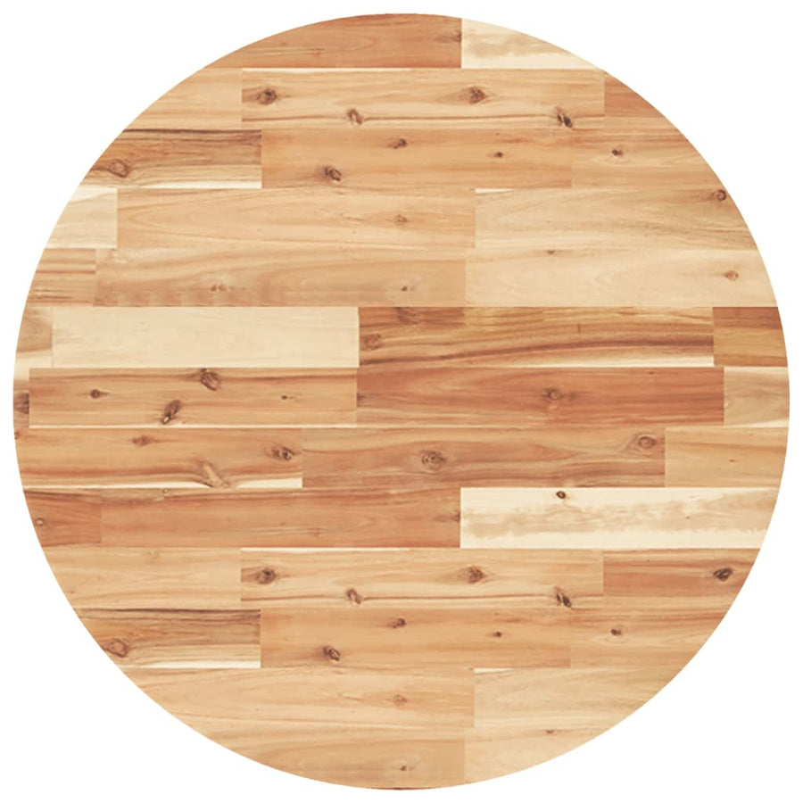 Tafelblad rond Ø 70x4 cm massief acaciahout