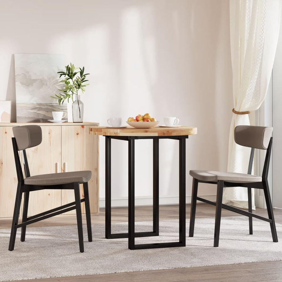 Tafelblad rond Ø 70x4 cm massief acaciahout