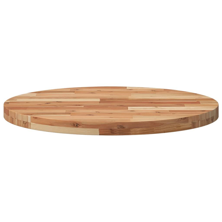Tafelblad rond Ø 70x4 cm massief acaciahout