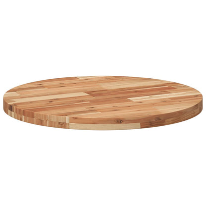 Tafelblad rond Ø 70x4 cm massief acaciahout