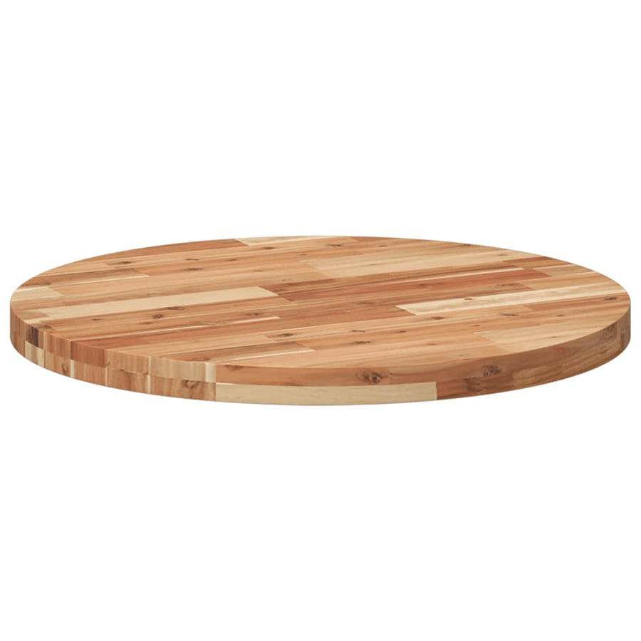 Tafelblad rond Ø 70x4 cm massief acaciahout
