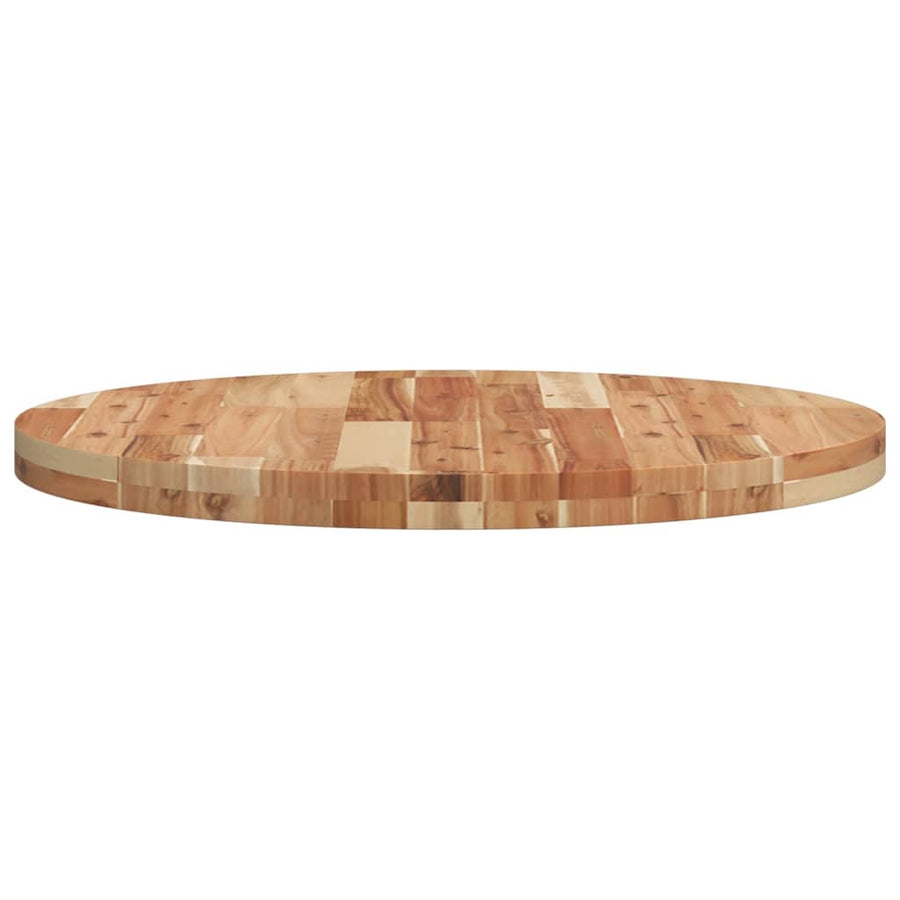 Tafelblad rond Ø 70x4 cm massief acaciahout