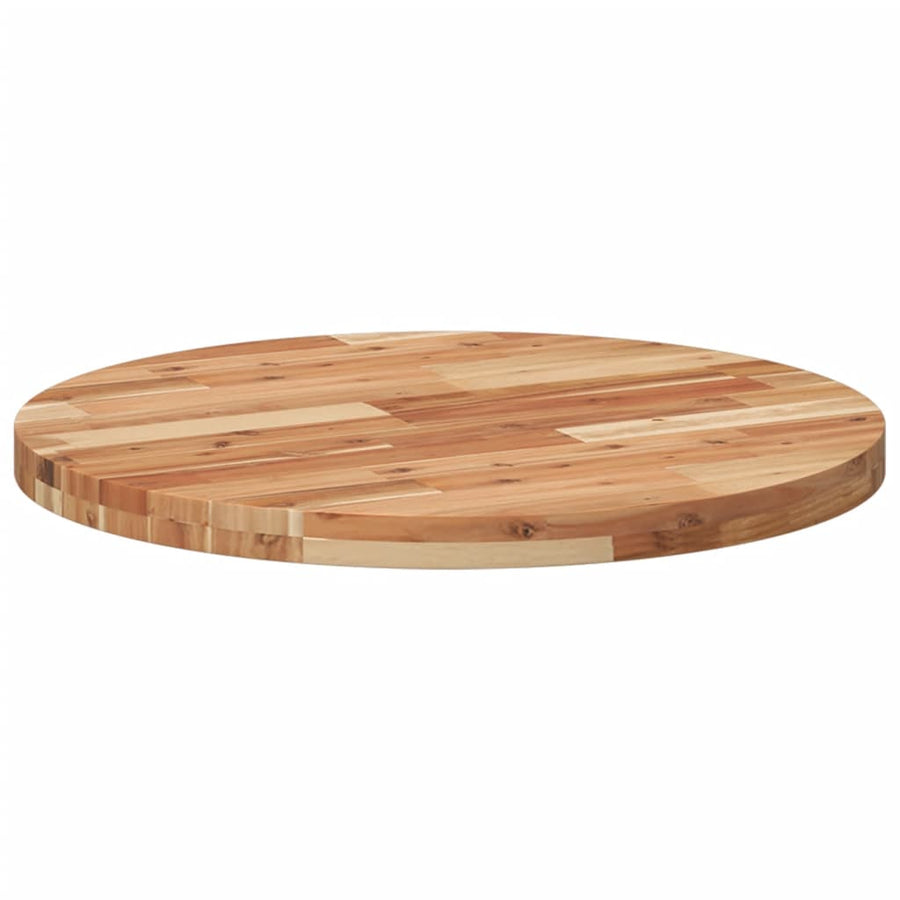 Tafelblad rond Ø 70x4 cm massief acaciahout
