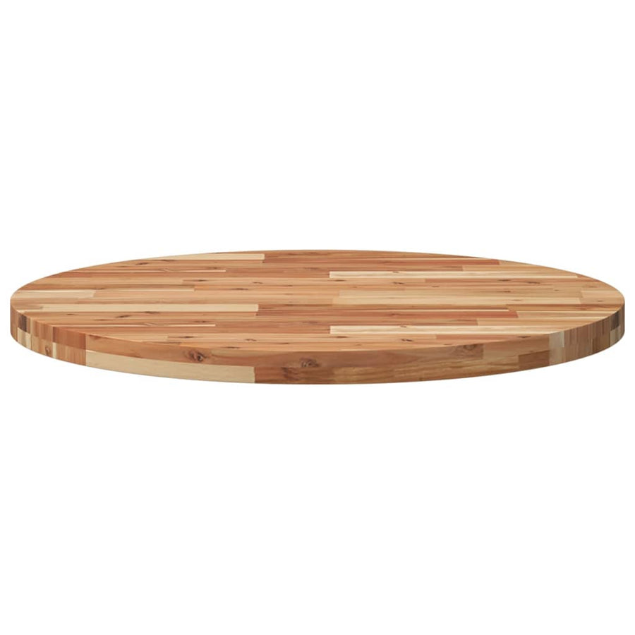 Tafelblad rond Ø 80x4 cm massief acaciahout