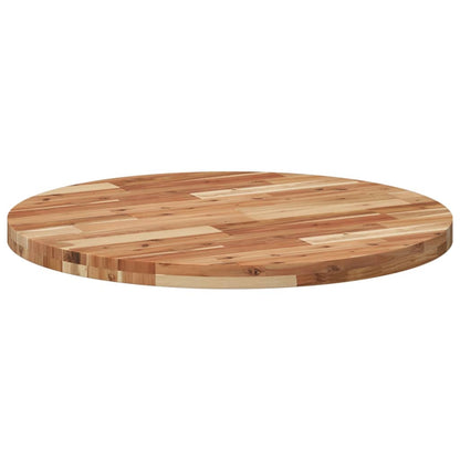 Tafelblad rond Ø 80x4 cm massief acaciahout