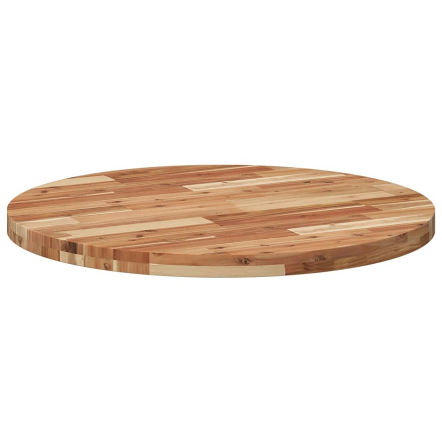 Tafelblad rond Ø 80x4 cm massief acaciahout