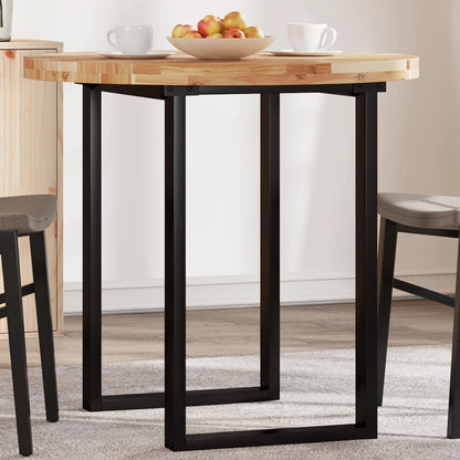 Tafelblad rond Ø 80x4 cm massief acaciahout