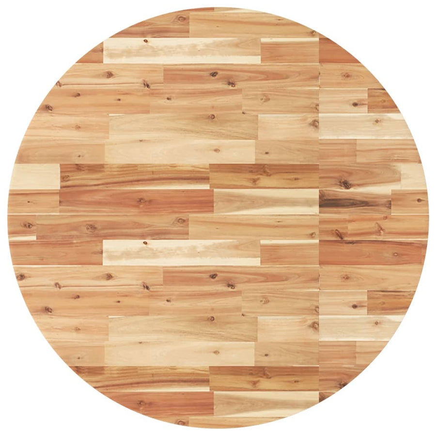 Tafelblad rond Ø 90x4 cm massief acaciahout