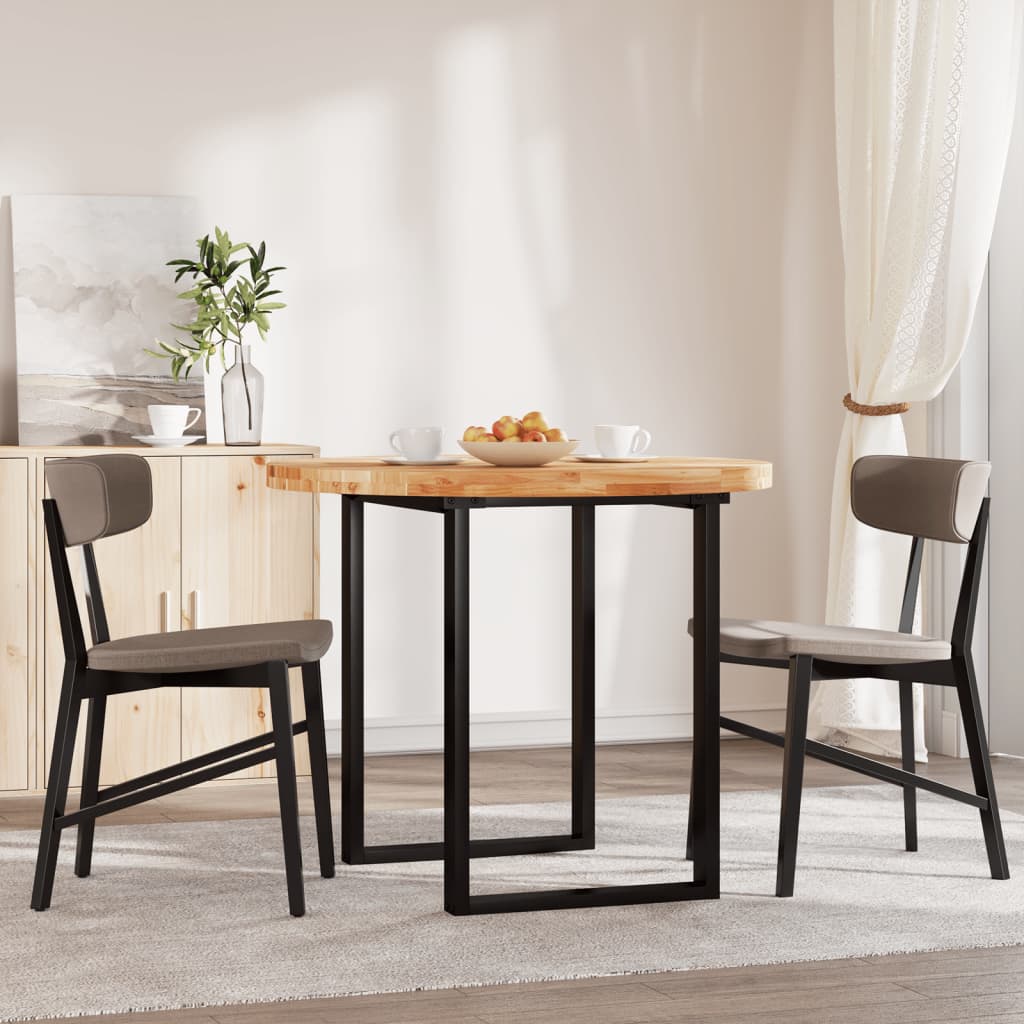 Tafelblad rond Ø 90x4 cm massief acaciahout
