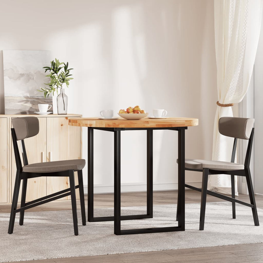 Tafelblad rond Ø 90x4 cm massief acaciahout