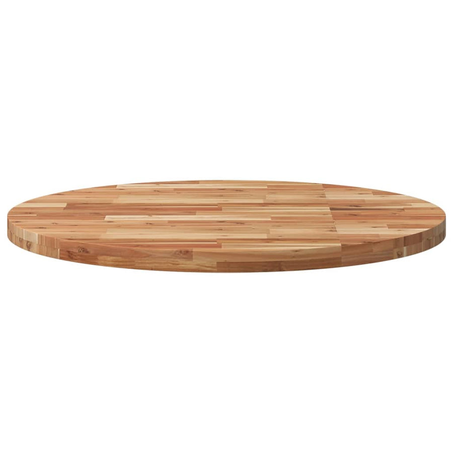 Tafelblad rond Ø 90x4 cm massief acaciahout